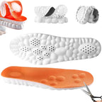 4D Cloud Shoe Insoles – Ultra-Soft PU Memory Foam Orthotic Inserts for Men & Women | Sports & Everyday Comfort