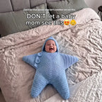 Baby Crocheted Star-Shaped Bodysuit Sleeping Bag for Infants