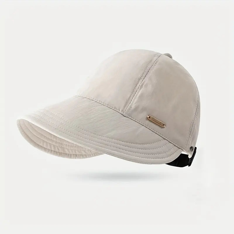 1/2/4 Pack Women's Wide Brim Sun Visor Hat - UPF 50+ Open Top Cap for Ponytails, Golf, and Beach
