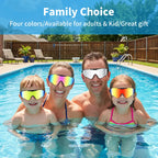 Outly 2-Pack Swim Goggles with Earplugs – Anti-Fog, UV Protection, 180° Wide View for Adults & Kids