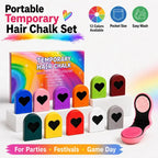Bold Vibrants Temporary Hair Chalk Dye – Washable Color Makeup for Events, DIY Hair Styling