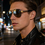 Aviator Sunglasses  — Polarized Metal Frame Unisex Shades for Beach, Vacation & Daily Wear