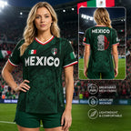 2026 Mexico Soccer Jersey — Chichén Itzá Pyramid Graphic Retro Throwback Sportswear