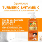 Turmeric Vitamin C Scrub Body Wash 500ml