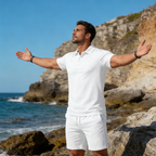 🔥While Supplies Last 40% OFF!🎉 Men's Summer 2-Piece Polo & Shorts Set