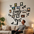 📢📢50% OFF !! ⏰3D Family Tree Photo Frame Wall Sticker